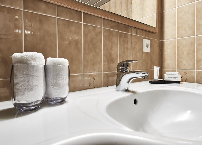 Badezimmer im Doppelzimmer