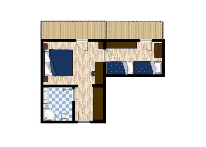 Zimmerskizze Das Gertraud